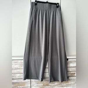 Jones & Co New York Wide Leg Pants 2X Gray Pull On Elastic Waist NWT